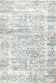 HomeRoots 7' x 11' Polypropylene Ivory or Blue Area Rug