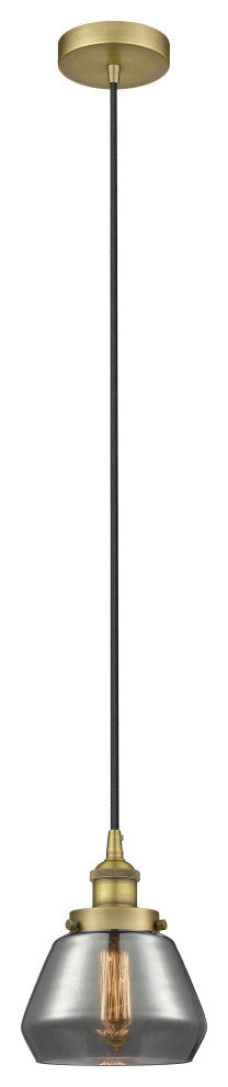 Innovations 616-1PH-BB-G173 1-Light Mini Pendant, Brushed Brass