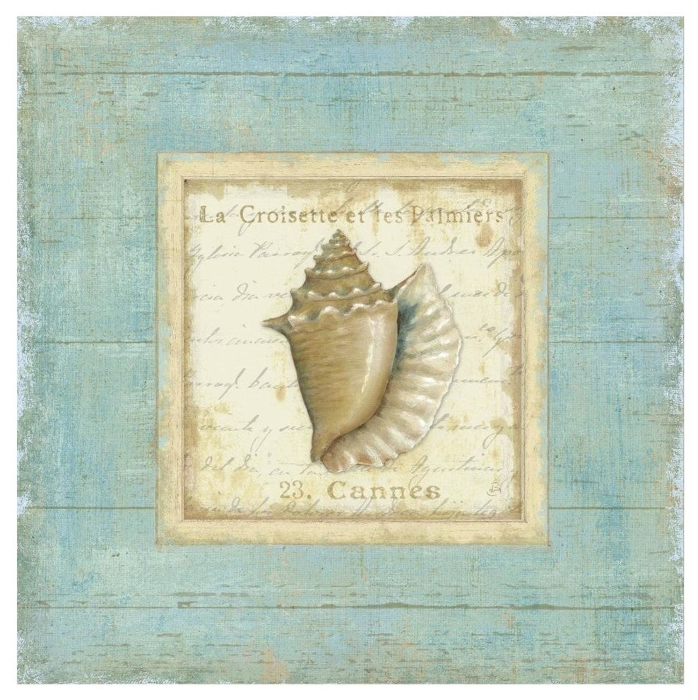 "Bijou de Mer I" Digital Paper Print by Daphne Brissonnet, 26"x26"