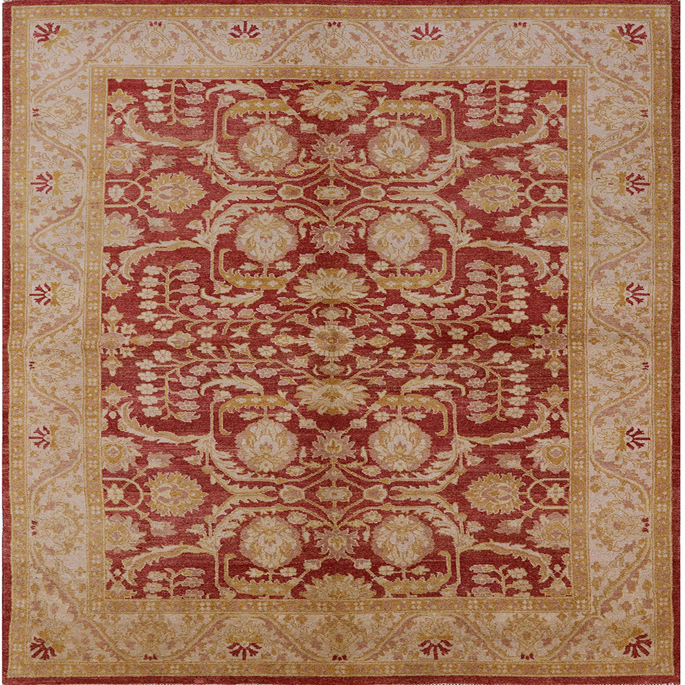 Ahgly Company Indoor Square Mid-Century Modern Area Rugs, 5' Square