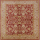 Ahgly Company Indoor Square Mid-Century Modern Area Rugs, 5' Square