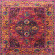 Ahgly Company Indoor Square Mid-Century Modern Area Rugs, 5' Square