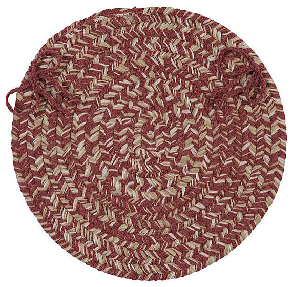 Colonial Mills Chair Pad Tremont Rosewood Chair Pad