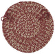 Colonial Mills Chair Pad Tremont Rosewood Chair Pad