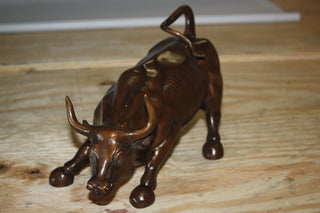 Bronze Wall Street Bull Small Statue