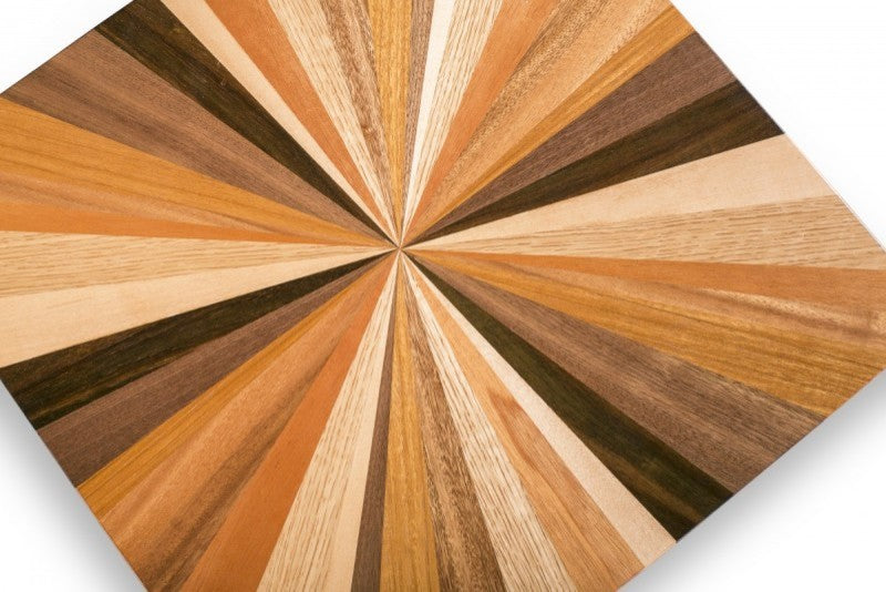 IE Series Sun End Table, Mixed Wood