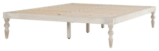 Rhonda Platform Bed, Whitewash, King
