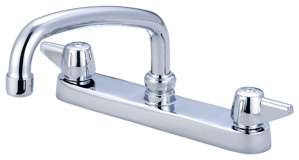 Central Brass Two Handle Cast Brass Kitchen Faucet