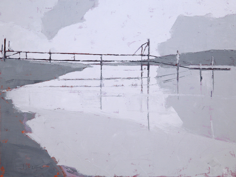 Tidal River - 72 x 54 by John Rufo
