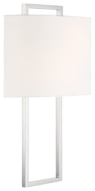 Fremont 2 Light Wall Mount, Polished Nickel