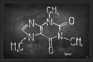"Chemical Beer" Framed Painting Print, 24"x16"