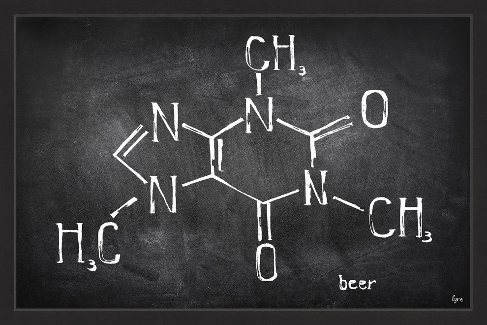 "Chemical Beer" Framed Painting Print, 24"x16"