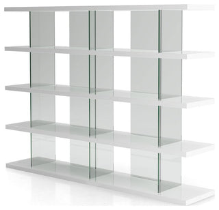 Otford Bookcase Glossy White