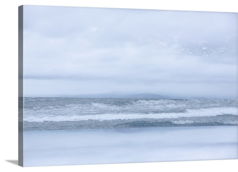 "Arctic Waves" Wrapped Canvas Art Print, 48"x32"x1.5"