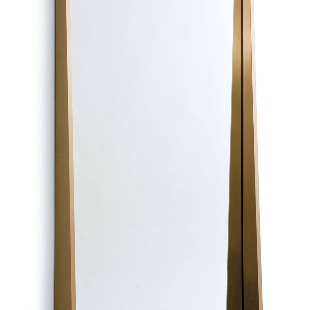 Gunner Mirror, Natural Brass