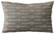 Plutus Blue Needle Stripe Luxury Throw Pillow, 20"x36"