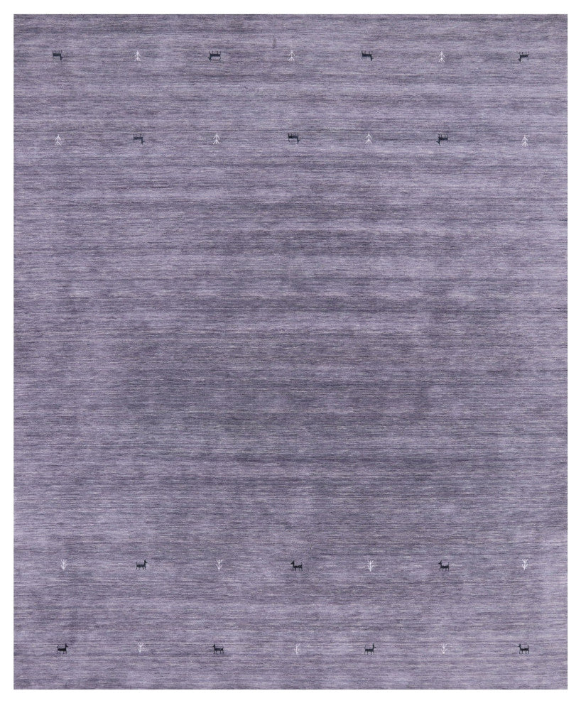 8' 0" X 10' 0" Persian Gabbeh Handmade Wool Rug - Q15188