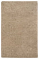 7.6" X9.6" X 0.5" Beige Wool Area Rug