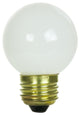 Sunlite 40 Watt G16 Globe, Medium Base, White
