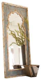 Painted Wooden Mirror