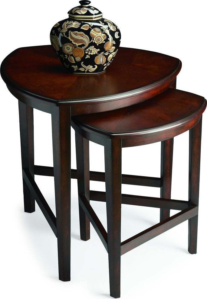 Finnegan Nesting Tables, Set Of 2, Dark Brown