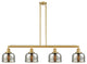 INNOVATIONS 214-SG-G78-LED 4-Light Island Light Satin Gold