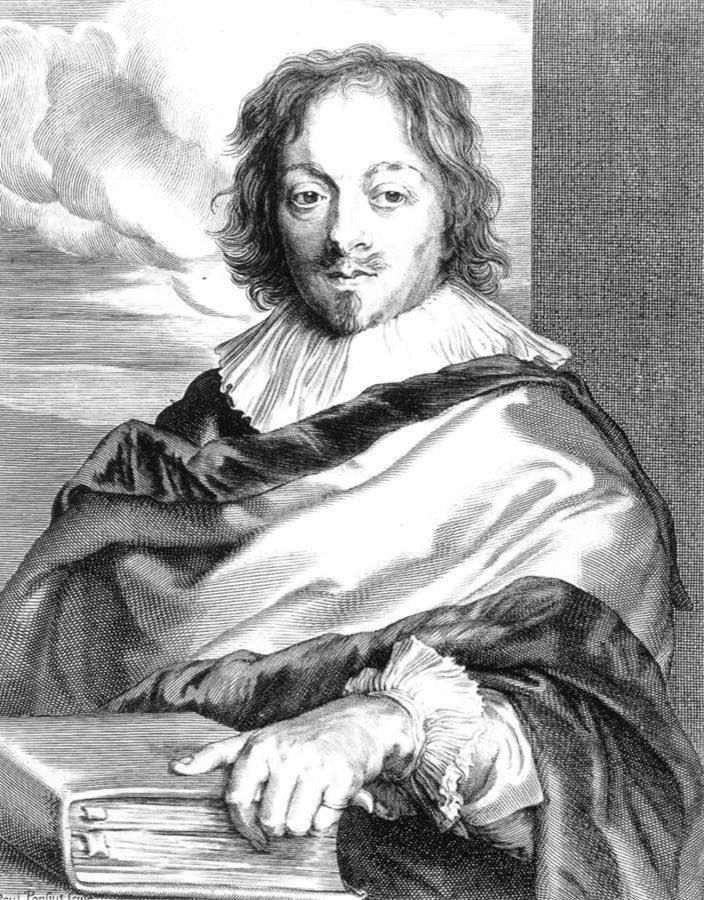 Paulus Pontius Portrait of Constantijn Huygens Wall Decal Print