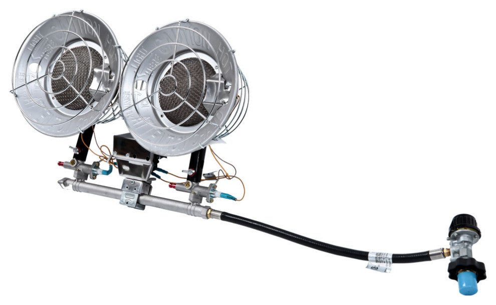 Remington 32,000 BTU Double Head Tank Top Heater