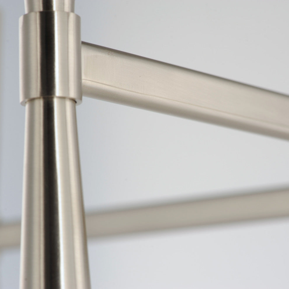 Maxim 24626 Rome 12 Light 29"W Taper Candle Chandelier - Satin Nickel