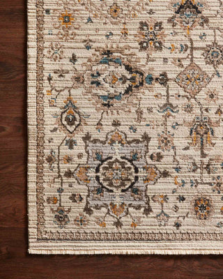 Leigh LEI-02 Ivory/Taupe 18" x 18" Sample Swatch