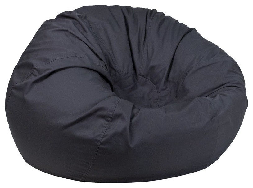 Oversized Bean Bag Chair, Gray