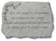 Garden Accent Stone, "You Will Never Be Forgotten"