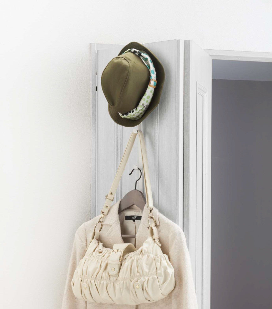 Smart Over-The-Door Rack, White