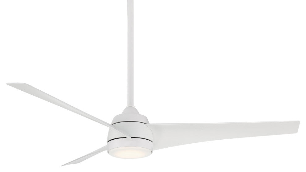 Sonoma Indoor/Outdoor 3-Blade Smart Ceiling Fan 56" Matte White, Light Kit