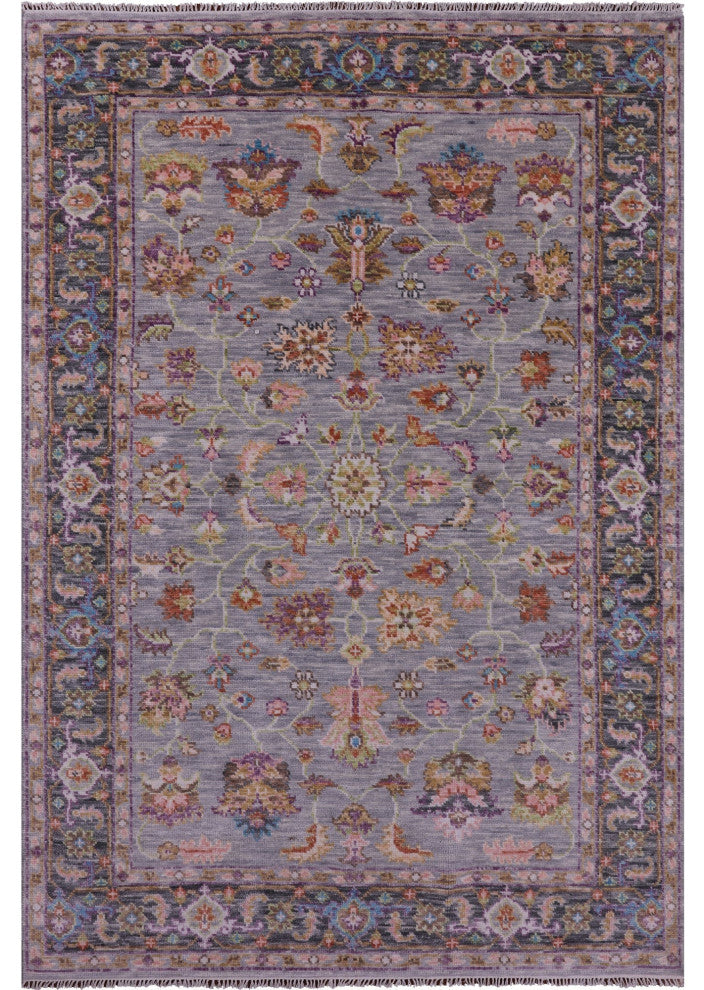6' 0" X 8' 10" Persian Fine Serapi Handmade Wool Rug - Q15708