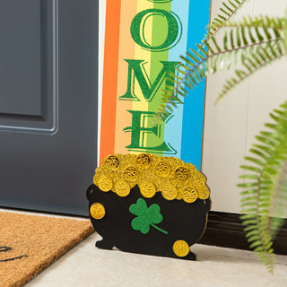 42"H St.Patrick's Wooden Porch Decor