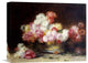 "Chrysanthemum and Other Flowers In a Bowl" Canvas Giclee by Achille Zo, 16"x13"