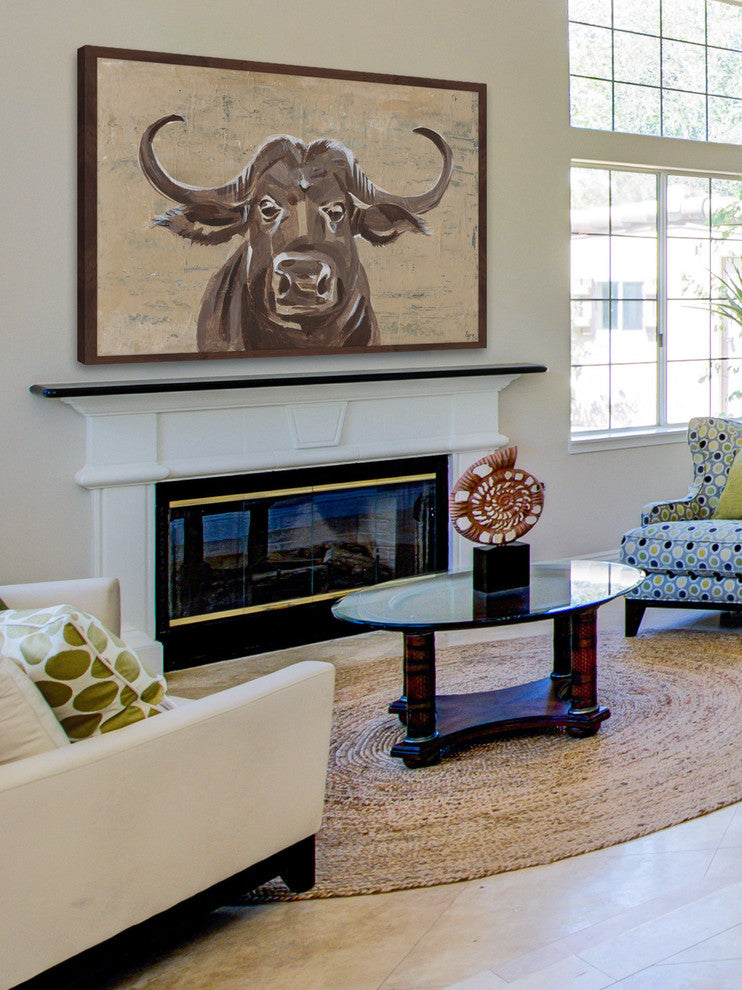 "No Bull" Framed Painting Print, 30"x20"