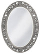 Suzanne Oval Mirror, Nickel