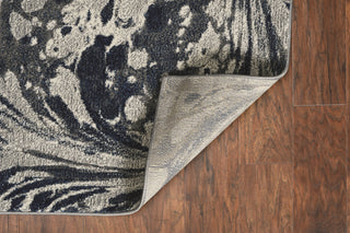 Watercolor Marble Plush Area Rug, Gray, 5'x7'6"
