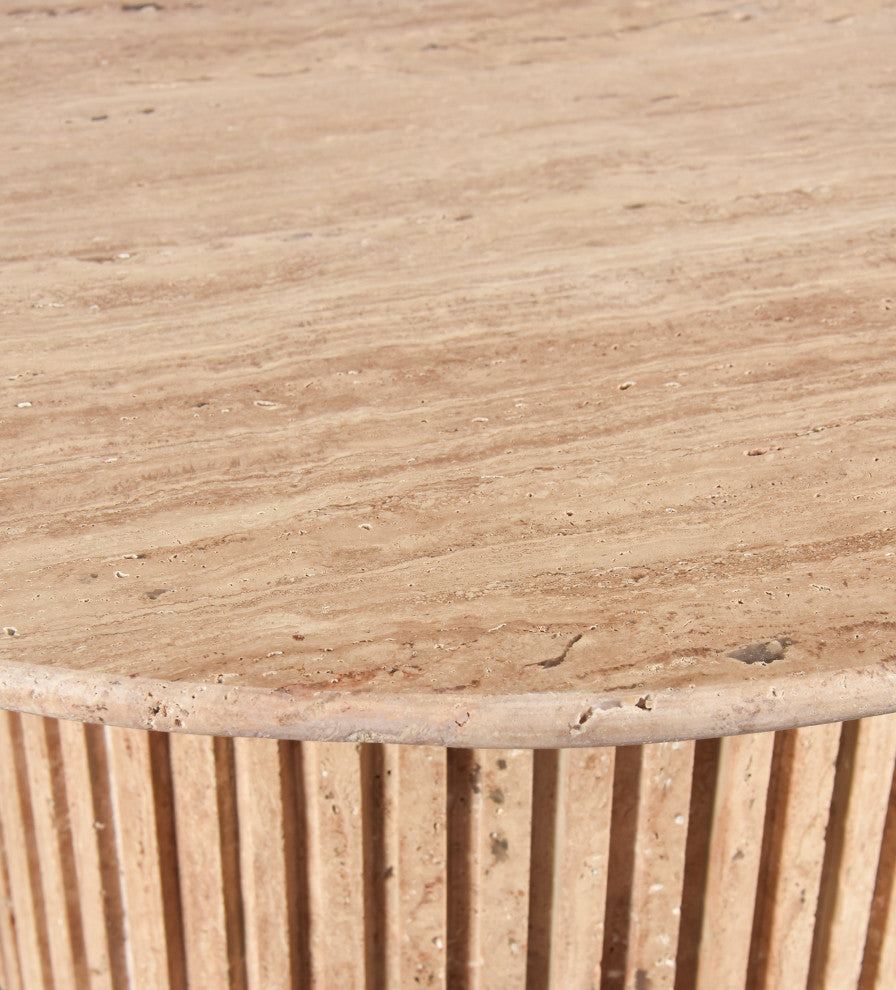 Genoa Marble Coffee Table, Beige