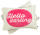 Deny Designs Allyson Johnson Hello Darling Dots Pillowcase