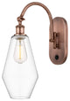 Innovations 518-1W-AC-G652-7 1-Light Sconce, Antique Copper
