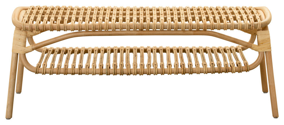Machiya Bench by Jin Kuramoto, Natural Finish