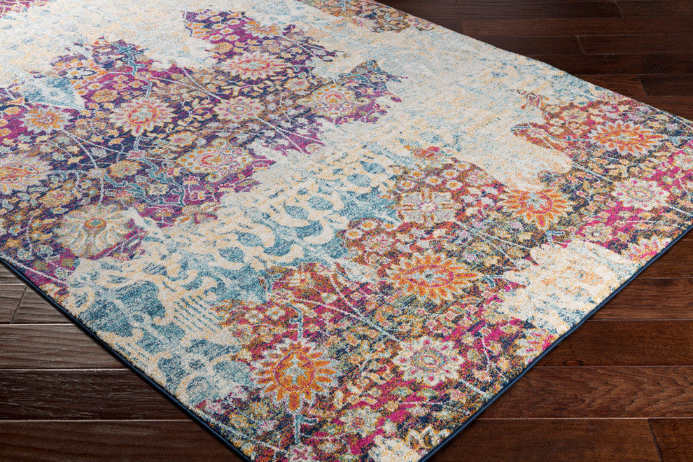 Harput Bohemian/Global Burnt Orange, Saffron Area Rug, 2'x3'