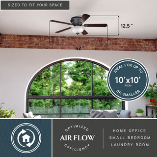 Expo 52" Ceiling Fan, Nobel Bronze