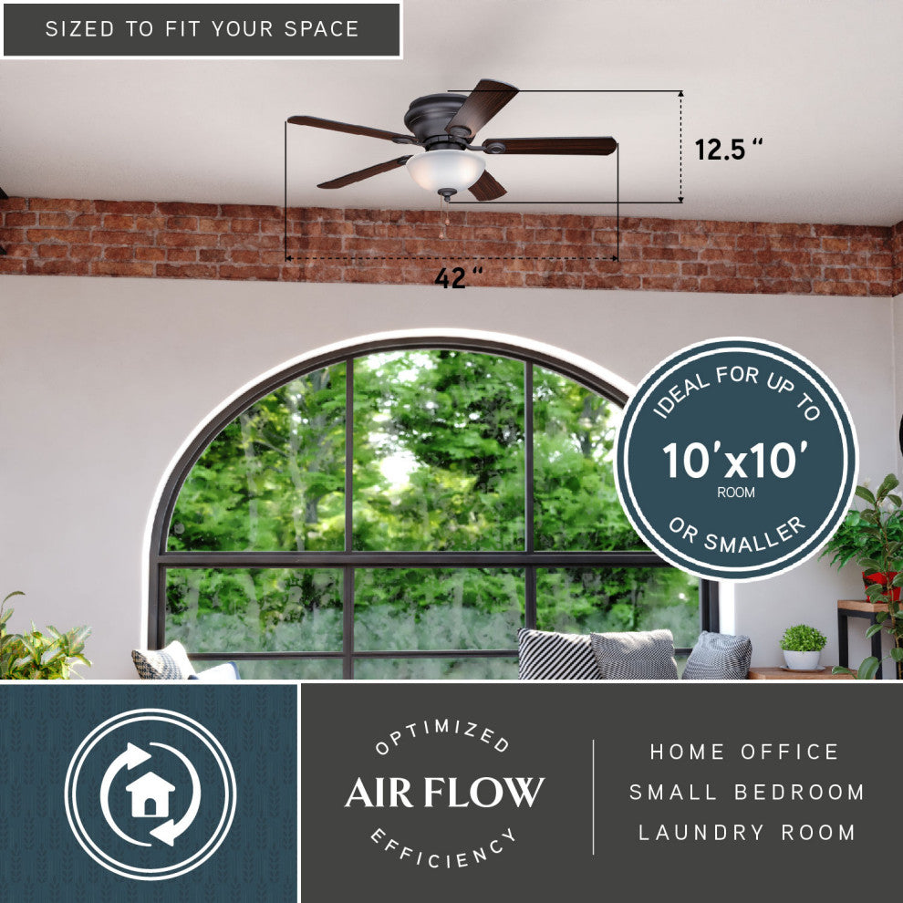 Expo 52" Ceiling Fan, Nobel Bronze