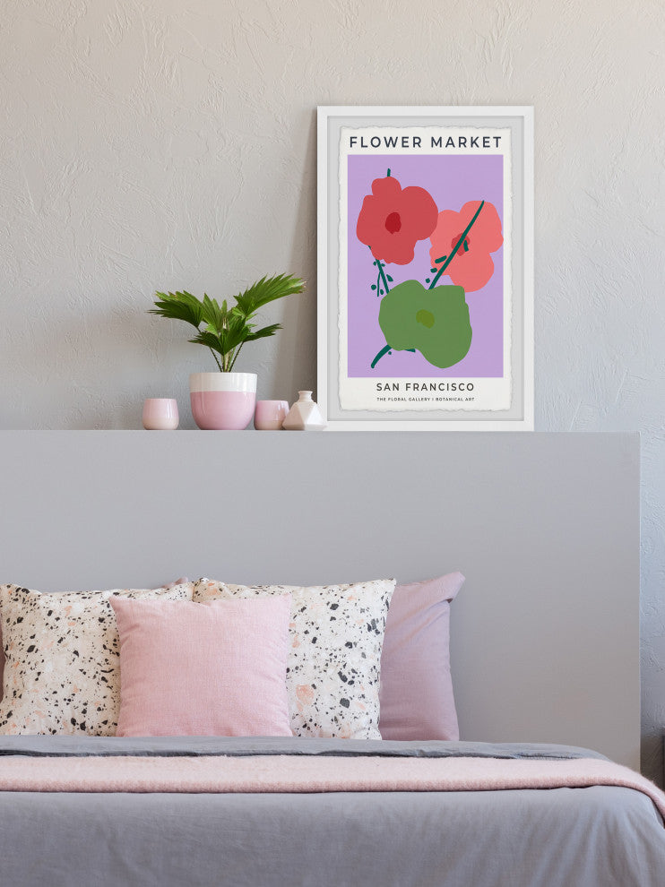 "San Francisco Poppies" Framed Painting Print, 30x45