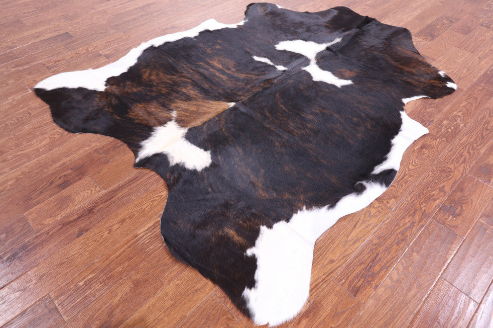 Organic Natural Hair-On Cowhide Area Rug 7' 3" X 6' 1" C1449