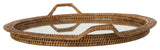 La Jolla Round Serving and Cheese Tray, Honey Brown